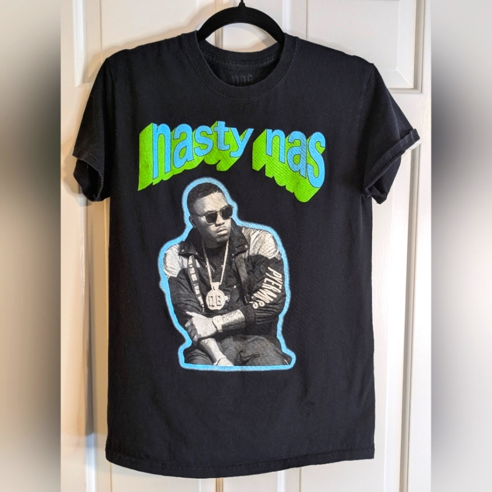 Nas “Nasty Nas” Black Graphic Tee